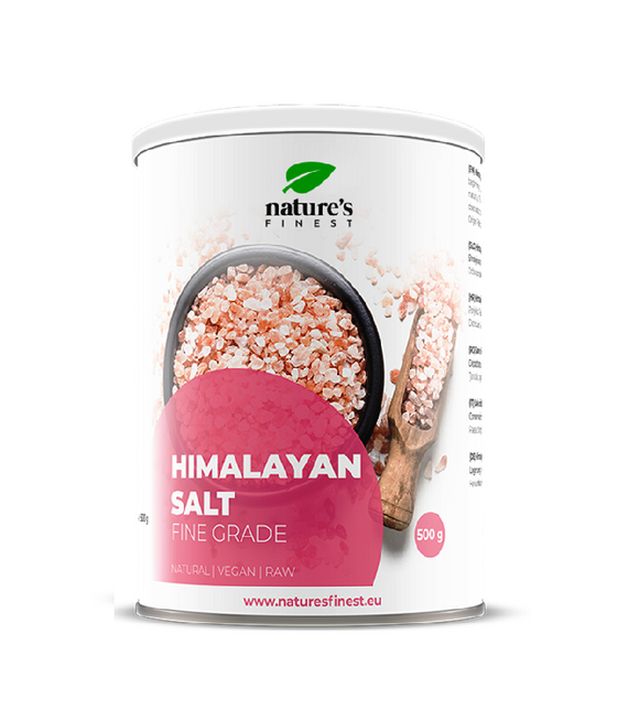 Nature's Finest Himalayan Crystal Salt Finely Ground - 500 g