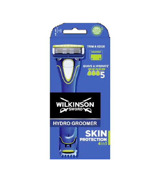 WILKINSON Sword Hydro 5 Groomer Skin Protection 4-in-1 Men's Razor