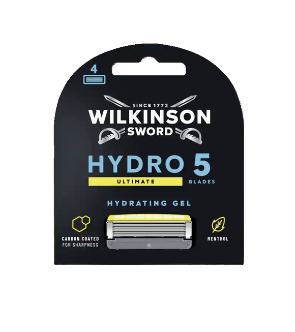 WILKINSON Sword Hydro 5 Ultimate Razor Blades - 4 Pcs