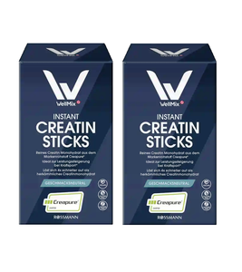 2xPack Wellmix Instant Creatine Sticks - 204 g