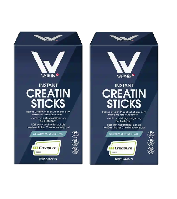 2xPack Wellmix Instant Creatine Sticks - 204 g