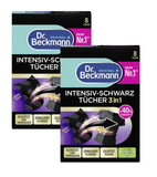 2xPack Dr. Beckmann Intensive Black Wipes 3in1 - 16 Pcs
