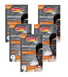 5xPack Schaebens Intense Repair Sheet Masks for Men