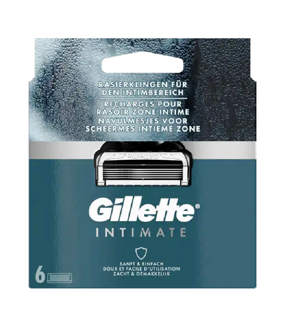Gilette IIntimate Razor Blades for Men - 6 pcs