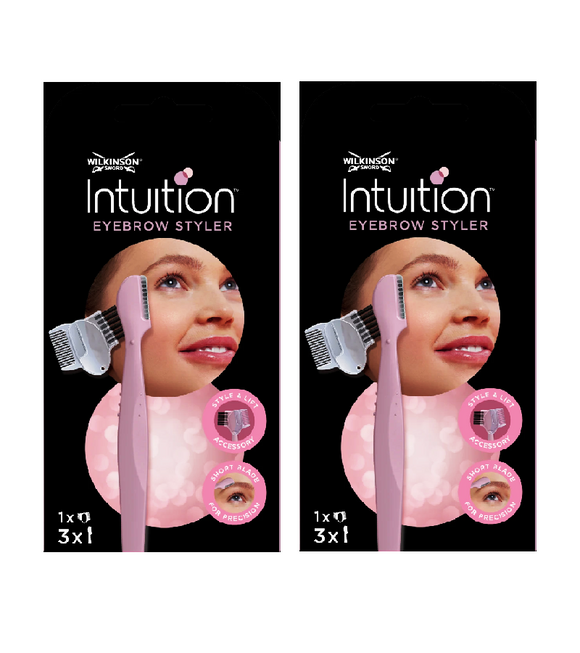 2xPack WILKINSON Sword Wilkinson Intuition Eyebrow Styler - 6 Pcs