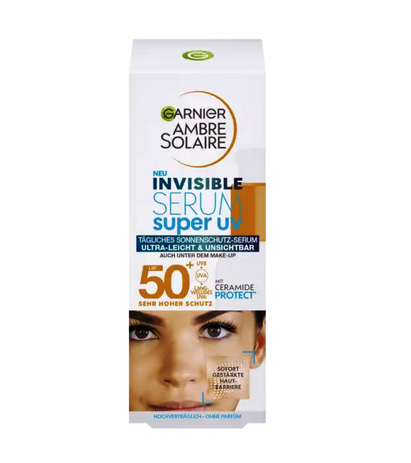 Garnier Invisible Super UV Daily Sun Protection Serum SPF 50+ - 30 ml