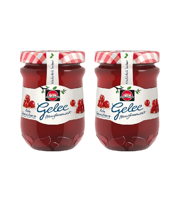 2xPack Schwartau Jelly Red Currant Fruit Spread - 400 g