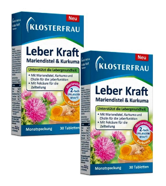 2xPack KLOSTERFRAU Liver Power Tablets - 60 Tablets