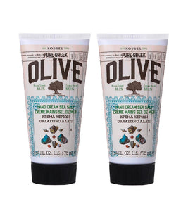 2xPack KORRES Olive Sea Salt Hand Cream - 150 ml