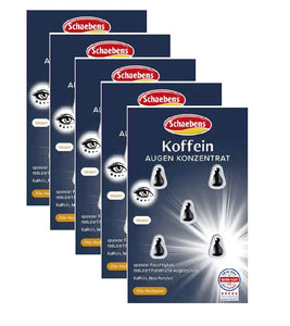 5xPack Schaebens Caffeine Eye Concentrate - 25 Pcs