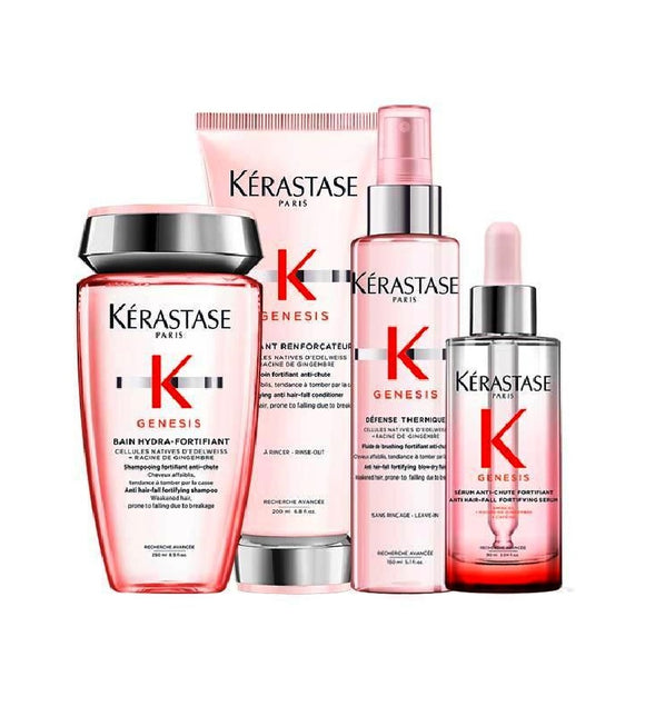 Kérastase Genesis Bundle Fine Hair Shampoo+Conditioner+Leave-In+Serum Set