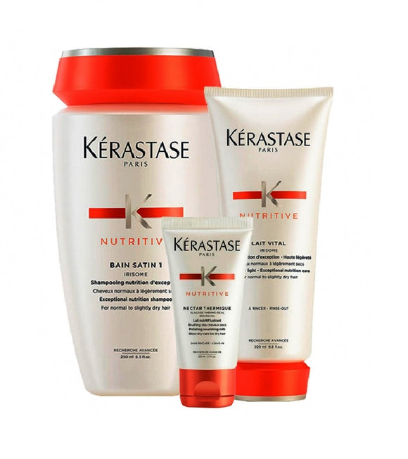 Kérastase Dry Hair Care Routine with Free Leave In Trial Set