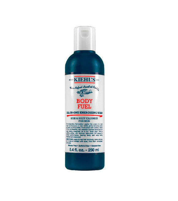 KIEHL'S Body Fuel All-In-One Energizing 2in1 Shampoo and Shower Gel - 250 ml