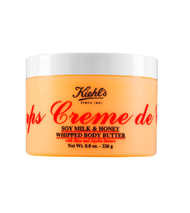 KIEHL'S Creme de Corps Soy Milk & Honey Whipped Body Butter - 226g