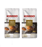 2xPack Kimbo Aroma Gold Espresso 100% Arabica Coffee Whole Beans - 500 g