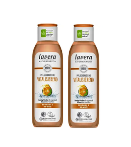 2xPack Lavera Bio Orange and Mint Nurturing & Revitalizing Shower - 500 ml