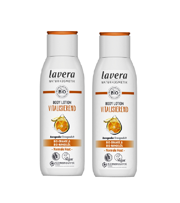 2xPack Lavera Organic Revitalizing Body Lotion - 400 ml