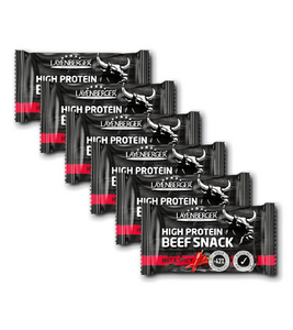 6xPack Layenberger HIGH PROTEIN BEEF SNACK Hot&Spicy - 210 g