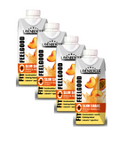 4xPack Layenberger SLIM SHAKE READY TO USE Meal Replacement - Peach-Passion Fruit - 1.24 kg