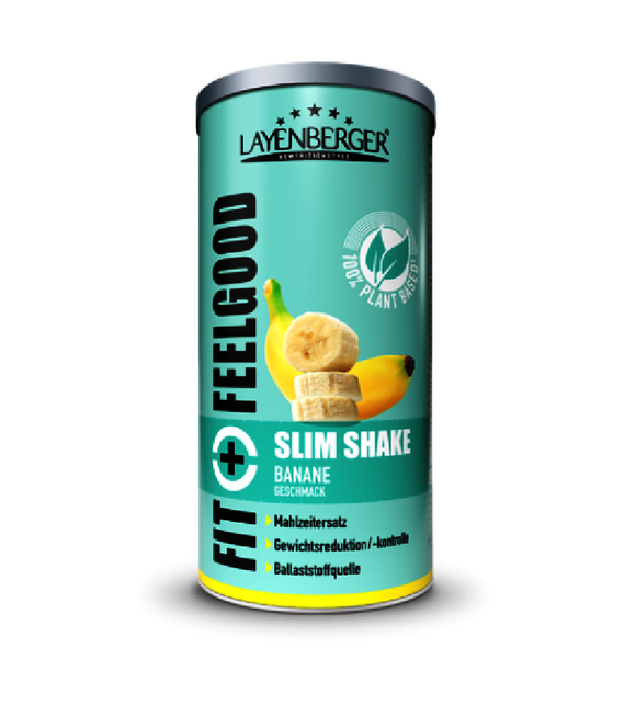 Layenberger SLIM SHAKE POWDER PLANT BASED Banana Flavor Meal Replacement - 400 g
