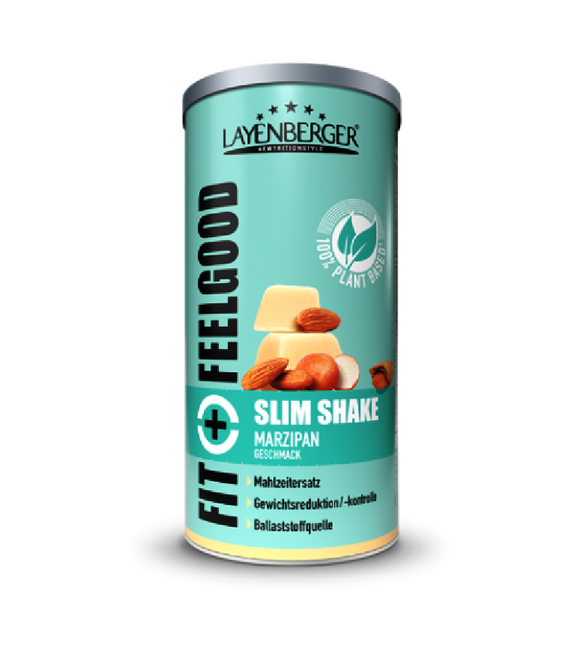 Layenberger SLIM SHAKE POWDER PLANT BASED Marzipan Flavor Meal Replacement - 400 g