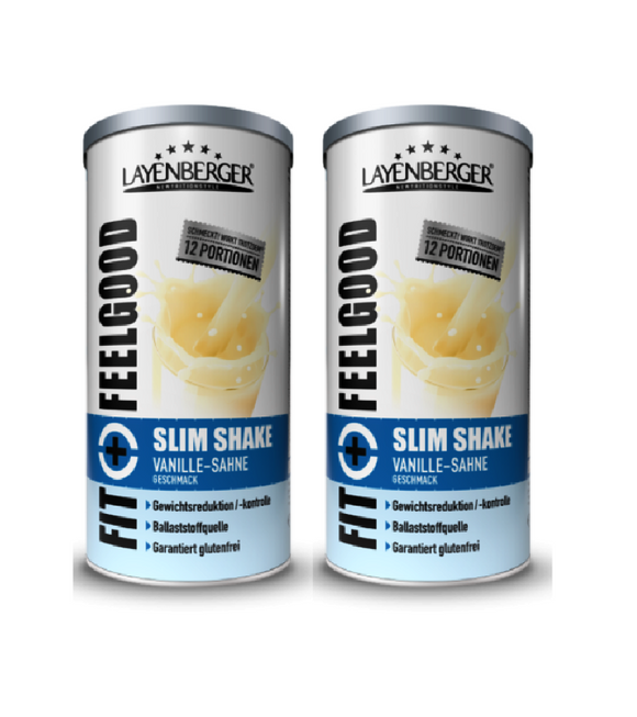 2xPack Layenberger SLIM SHAKE POWDER Vanilla Cream - 800 g