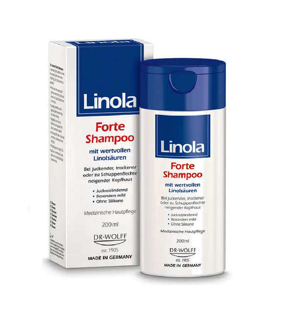 Linola Forte Shampoo for Itchy, Dry or Psoriasis-prone Scalp - 200 ml
