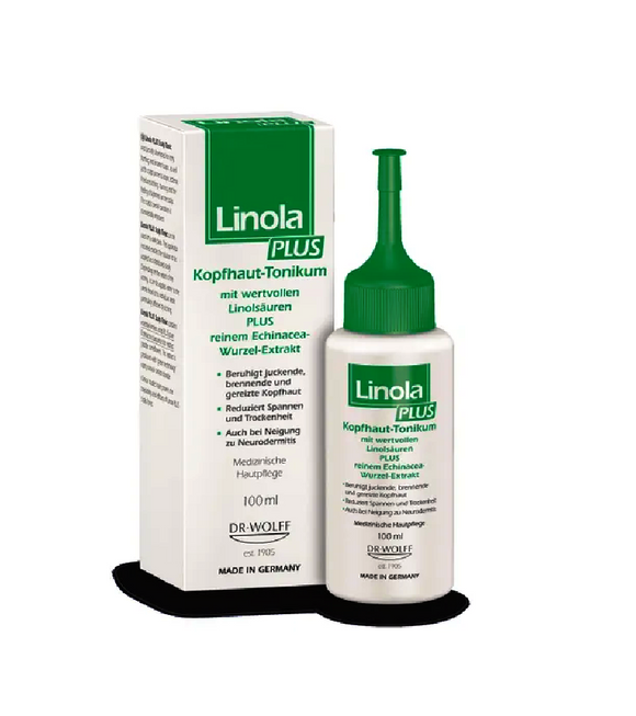 Linola PLUS Scalp Tonic for Itchy, Burning or Irritated Scalp - 100 ml