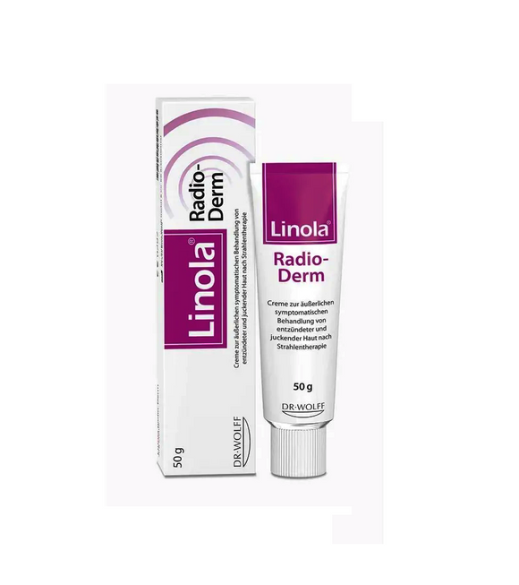 Linola Radio-Derm Cream for Inflamed and Itchy Skin after Radiation Therapy - 50 g