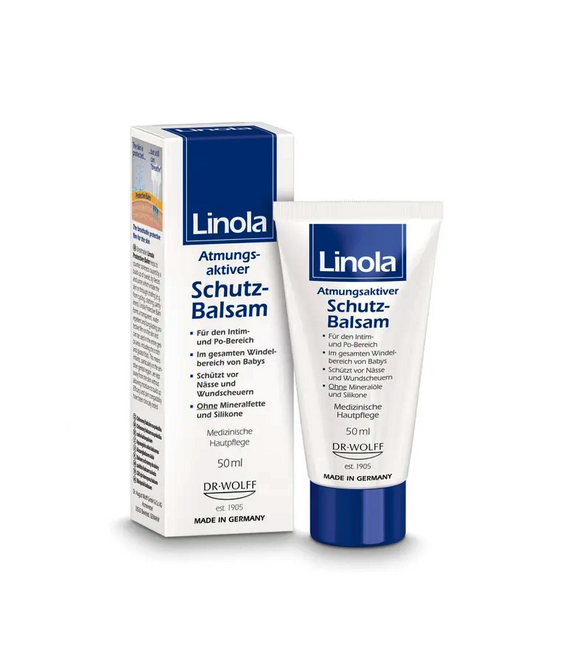 Linola Protective Balm and Wound Protection Cream for Irritated  Skin - 50 or 100 ml