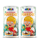 2xPack Nature's Finest Malie Organic Oat Flakes Chocolate Coconut - 500 g