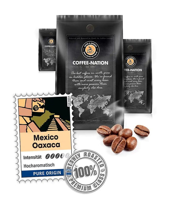 Coffee-Nation MEXICO OAXACA - Coffee Beans or Ground - 500 to 1000 g