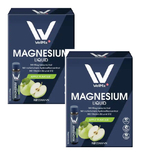 2xPack Wellmix Magnesium Liquid Apple Flavour - 350 ml