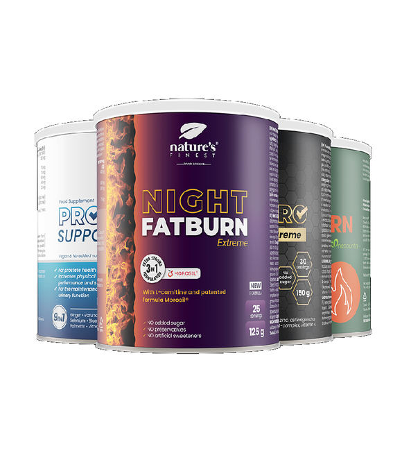 4xPack Nature's Finest Man PRO, Burn Fat, Lose Weight, Increase Stamina and Improved Health - 550 g