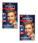 2xPacks Schwarzkopf MEN PERFECT Anti-Gray Hair Tint Color Gel - 7 Shades