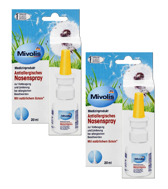 2xPack Mivolis Antiallergic Nasal Spray- 40 ml