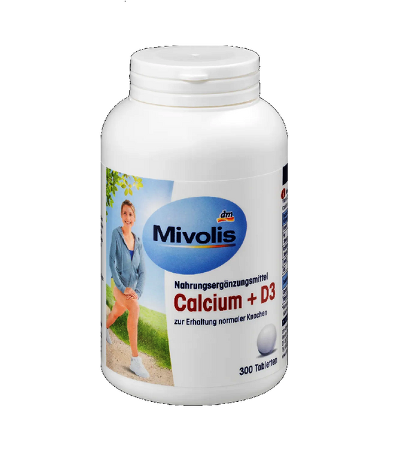 Mivolis Calcium + D3 Tablets - 300 Pcs