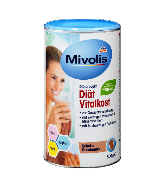 Mivolis Diet Shake Vital Food for Weight Reduction - Chocolate Flavor - 500 g