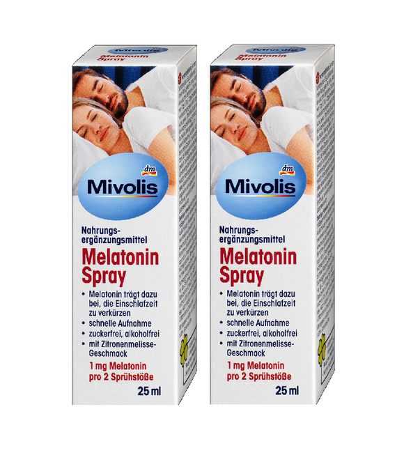 2xPack Mivolis Melatonin Spray - 50 ml