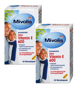 2xPack Mivolis Sano Vitamin E 600, Soft Capsules - 84 Pcs