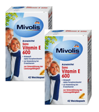 2xPack Mivolis Sano Vitamin E 600, Soft Capsules - 84 Pcs