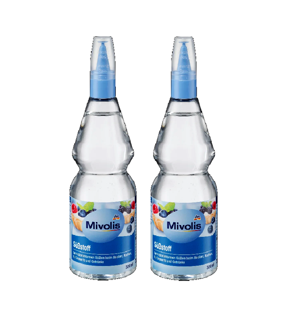 2xPack Mivolis Liquid Sweeteners - 600 ml