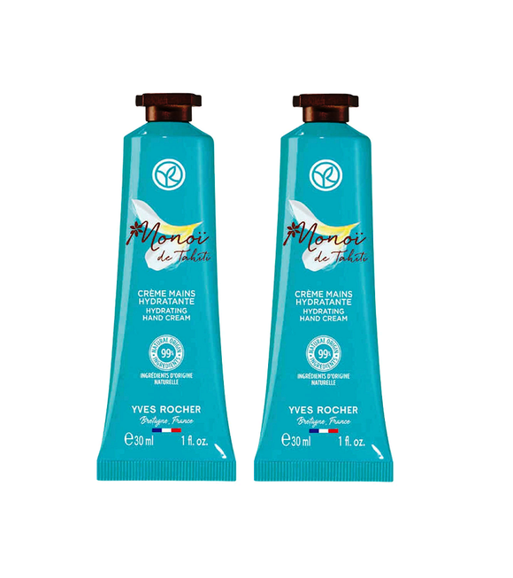 2xPack Yves Rocher Monoi Hand Cream - 60 ml