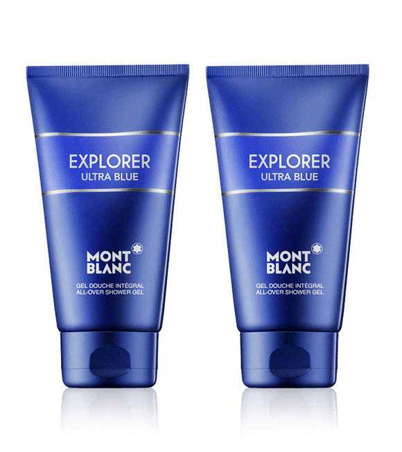 2xPack Mont Blanc Explorer Ultra Blue Shower Gel - 300 ml