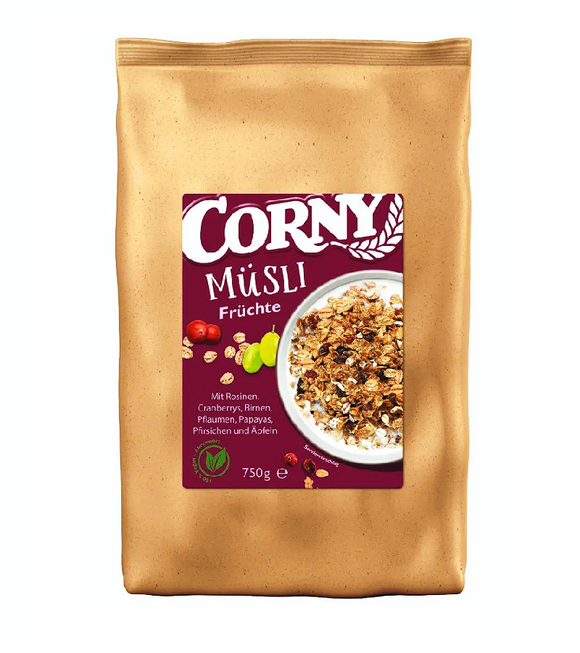 CORNY Breakfast Cereal Fruits Muesli - 750 g