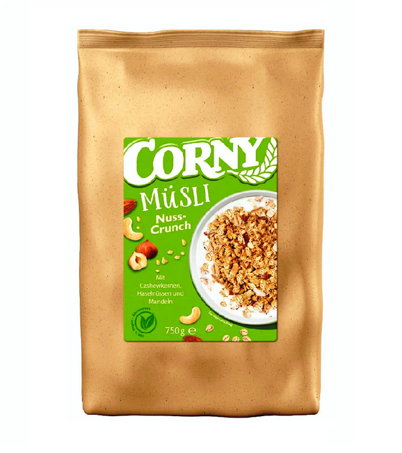 CORNY Breakfast Cereal Nutty Crunchy Muesli - 750 g