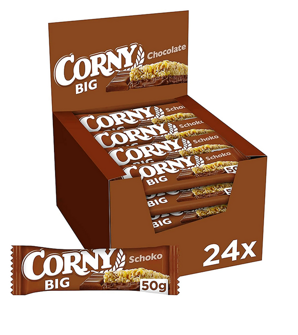 CORNY BIG Muesli Bars - Chocolate -  24 Pieces