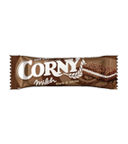 CORNY Cereal Energy Bars for Weight Loss - MILK Dark & White - 24 Pieces