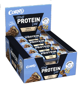 CORNY Granola Bar YOUR PROTEIN for Weight Loss - Cookie Crunch - 12 Pieces