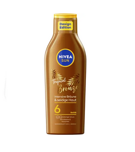 NIVEA SUN Tropical Bronze Sun Lotion Intensive Tan and Silky Skin LF6 - 200 ml